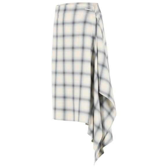 Coperni 'Zero' Blue Viscose Skirt Women